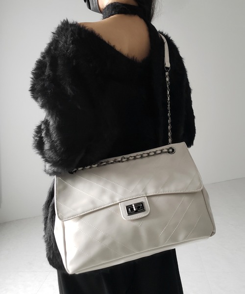 ショルダーバッグ・ポシェット EMMIE POUCH WITH CHAIN me+em select ショルダーバッグ バッグ 「 3color 」2WAY