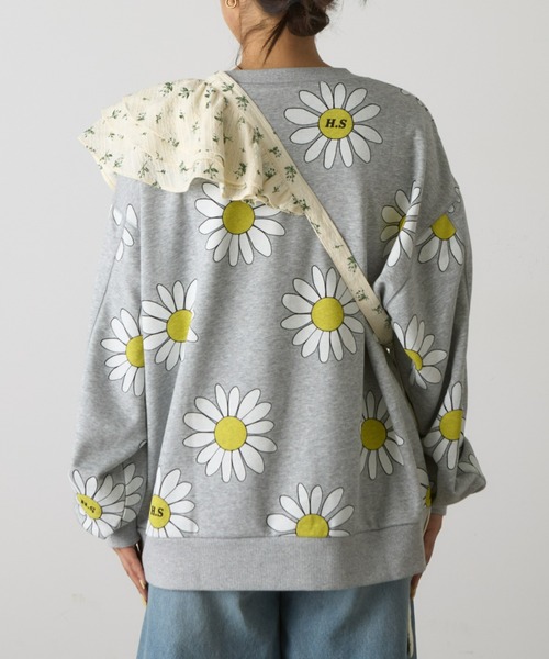 専用　アルベロベロ♥️ぶたさんお花柄クロスステッチ風カラフルシャツ襟チュニック HELLO.SANFRANCISCO（ハローサンフランシスコ） つけ襟 付け襟 「HELLO