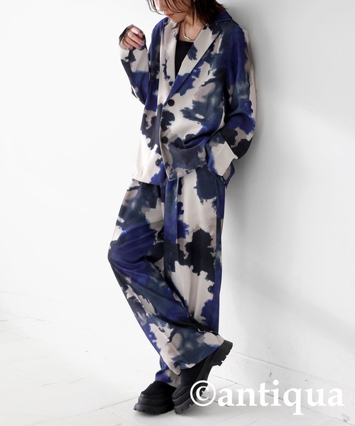 antiqua パンツ 水彩柄パンツ レディース : ZOZOTOWN Yahoo!店