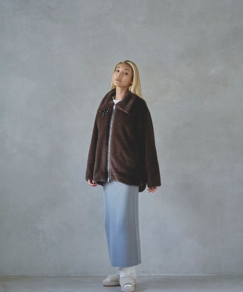 JUEMI フェイクファーブルゾン フェイクミンクファーブルゾン|allureville OFFICIAL SITE