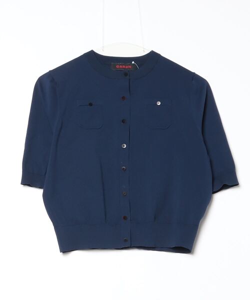 CABaN」 ニットカーディガン S ネイビー レディース : 86225087 