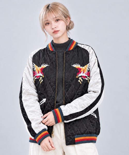 HOUSTON（ヒューストン） スカジャン HOUSTON / QUILTING RAYON