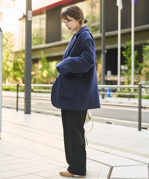 RONEL コート アウター 「VERY1月号掲載」シャギージャケットコート