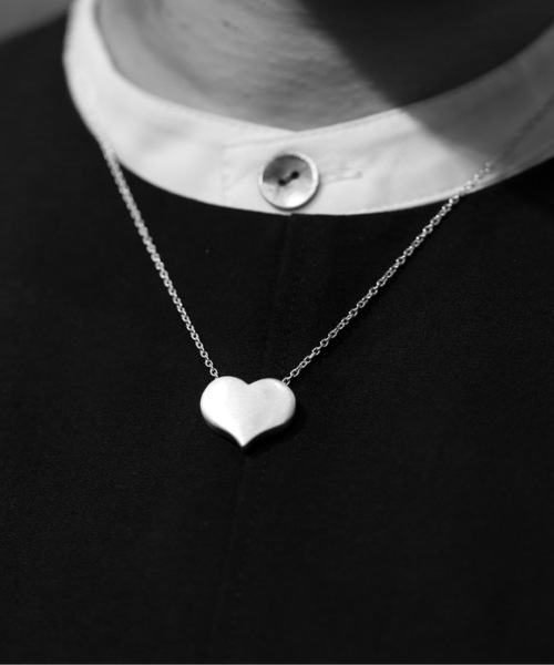 ネックレス vv.jewelry /ハートネックレス L silver925 レディース メンズの画像