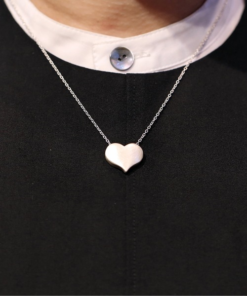ネックレス vv.jewelry /ハートネックレス L silver925 レディース メンズの画像