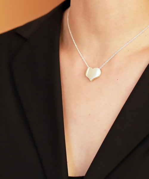 ネックレス vv.jewelry /ハートネックレス L silver925 レディース メンズの画像