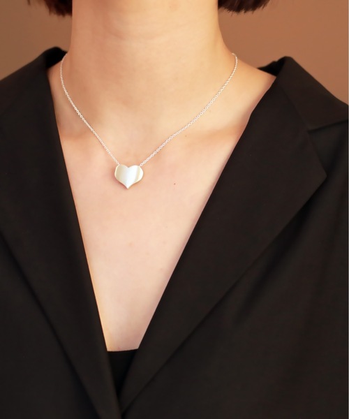 ネックレス vv.jewelry /ハートネックレス L silver925 レディース メンズの画像
