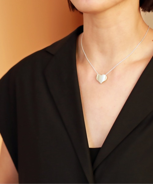 ネックレス vv.jewelry /ハートネックレス L silver925 レディース メンズの画像