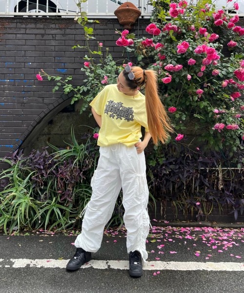 パンツ HTH ribbon cargo pants(white) HTH カーゴパンツ ribbon cargo pants レディース : ZOZOTOWN