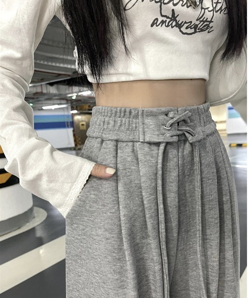 gossip!ロサンゼルス スウェットパンツ ジャージ レースアップ