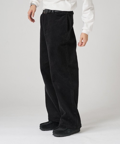 kapital タペストリーコーデュロイ　ワイドパンツ　黒 kapital タペストリーコーデュロイ ワイドパンツ 黒 Pants | KAPITAL