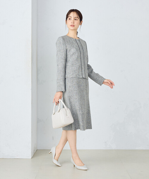 COMME CA ISM（コムサイズム） スーツ 「セットアップ対応」ラメ