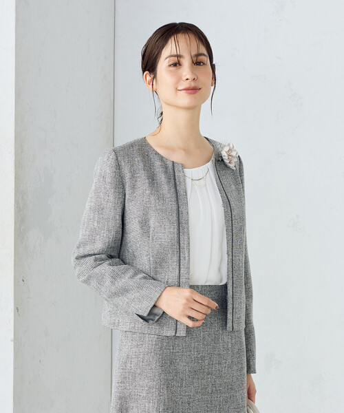 COMME CA ISM（コムサイズム） スーツ 「セットアップ対応」ラメ