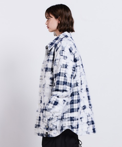 DOUBLE STANDARD CLOTHING コート アウター ダメージチェック