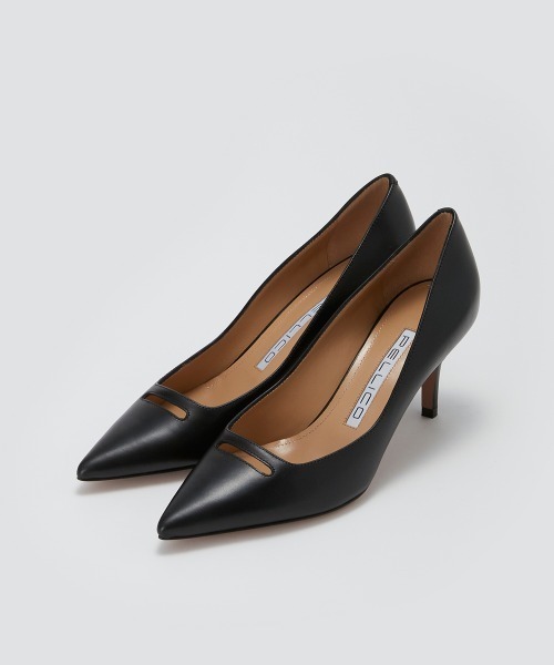 PELLICO パンプス ANIMA アネッリ スムース 6.5cm BLACK