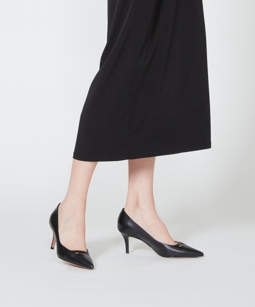 PELLICO パンプス ANIMA アネッリ スムース 6.5cm BLACK