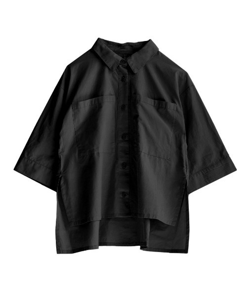 [e-zakkamania stores] рубашка с коротким рукавом M голубой женский 