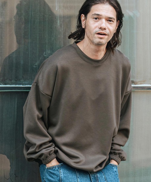 ●カットソ CAMBIO（カンビオ） tシャツ mlt5029-裾絞りポンチルーズシルエット