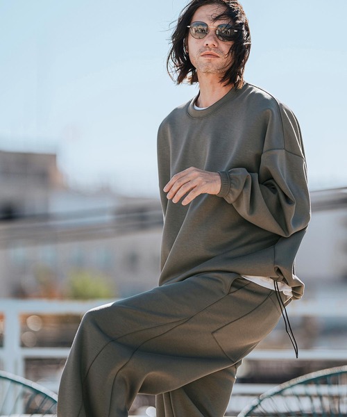 CAMBIO（カンビオ） tシャツ mlt5029-裾絞りポンチルーズシルエット