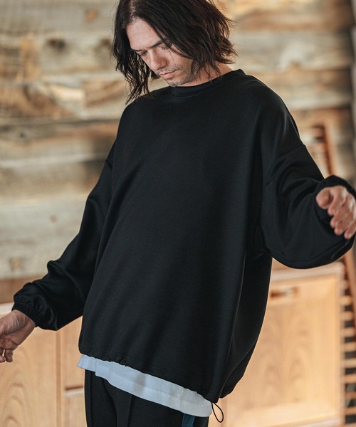 CAMBIO（カンビオ） tシャツ mlt5029-裾絞りポンチルーズシルエット