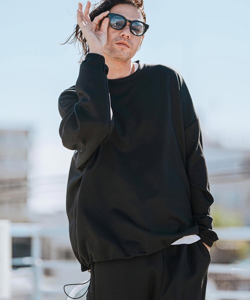 CAMBIO tシャツ mlt5029-裾絞りポンチルーズシルエット