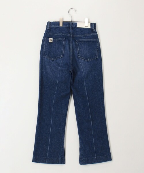 【美品】Rie miller ストレートデニム ダークブルー ハイウエスト DSQUARED2 ディースクエアード YELLOW RIPPED SPOTS WASH TIDY