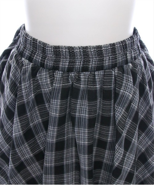 【AcneStudios】ウール混ミニラップスカートチェック柄装飾付き clear スカート チェック柄ラップ風スカート「インパン付 ミニ丈