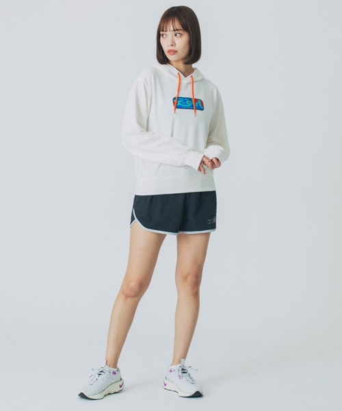 パーカー X-GIRL/エックスガール クロップド丈パーカー 155251012002 レディース X-girl パーカー X-GIRL/エックスガール クロップド丈パーカー