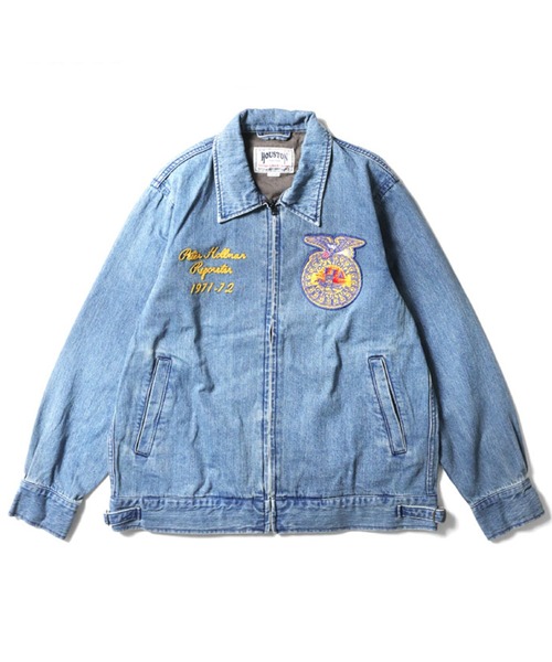 HOUSTON デニムジャケット gジャン ヒューストン DENIM FFA