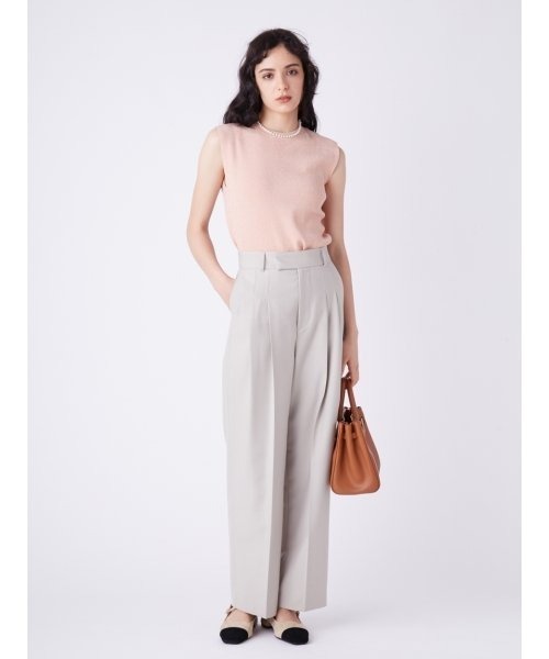 完売★Mila Owen ノースリーブポロニット Mila Owen 「Mila Owen」 ノースリーブニット 1 ピンク