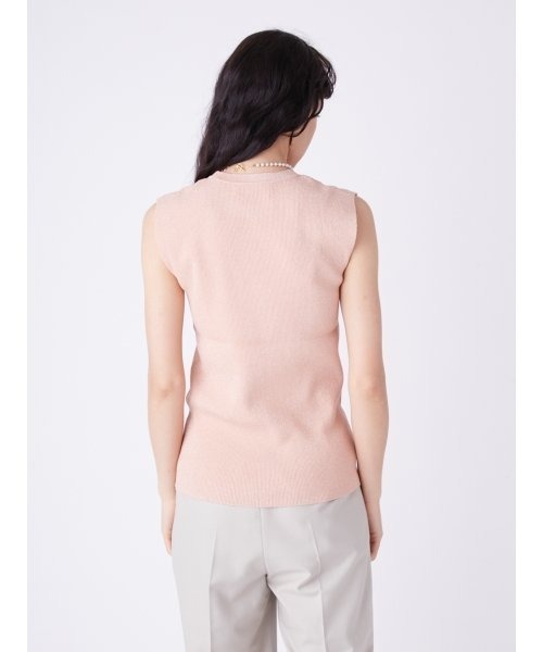 「Mila Owen」 半袖ニット 1 ピンク レディース Mila Owen 「Mila Owen」 ノースリーブニット 1 ピンク