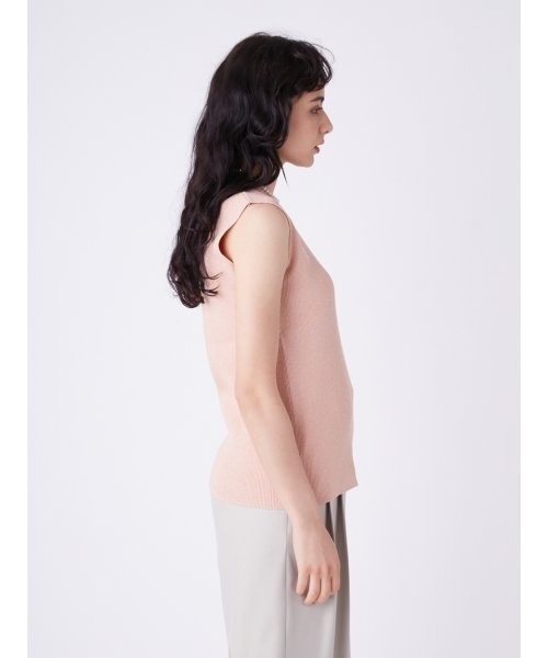 最終値下げMila Owen ノースリーブ　セットアップ 1 ミラ オーウェン Mila Owen ベルト付ノースリーブニット