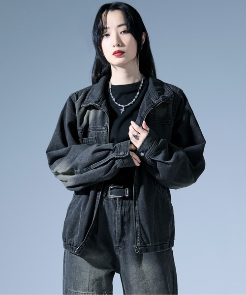 Ellno Loset（エルノロゼット） デニムジャケット gジャン オーバー