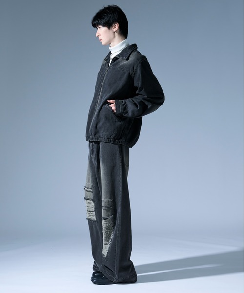 Ellno Loset（エルノロゼット） デニムジャケット gジャン オーバー