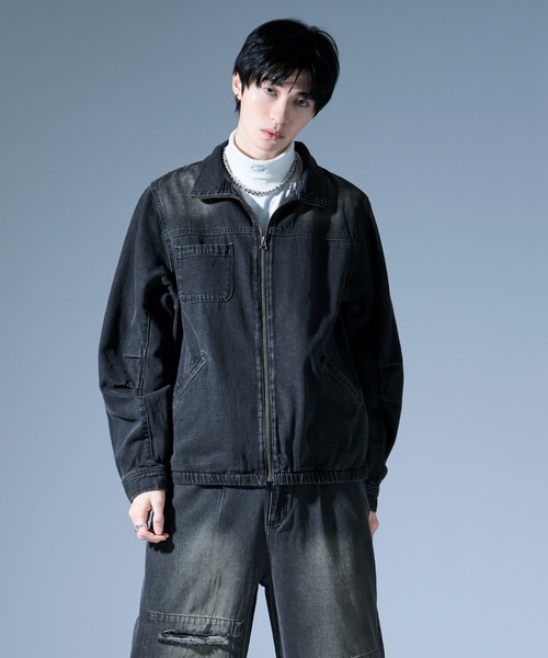 Ellno Loset（エルノロゼット） デニムジャケット gジャン オーバー
