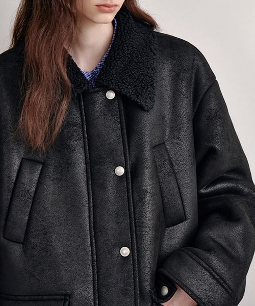 Fano Studios」 ムートンコート M ブラック レディース : ZOZOTOWN