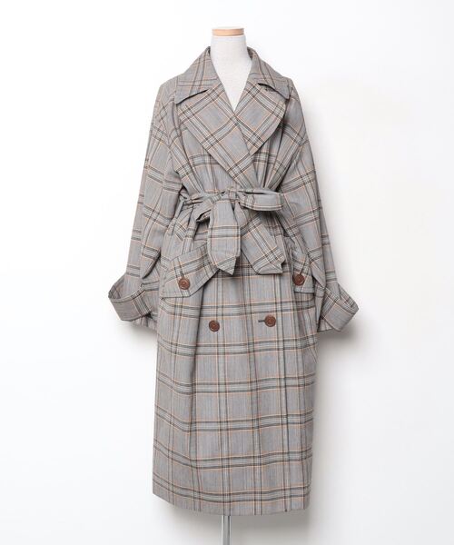 Vivienne Westwood RED LABEL グレーコート Vivienne Westwood red label 「Vivienne label」 チェック柄コート 2