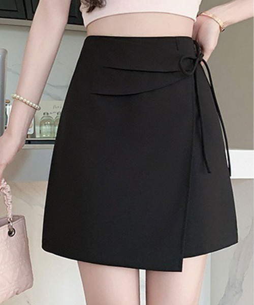 スカート サイド リボン ラップ パンツ : ZOZOTOWN Yahoo!店 - 通販