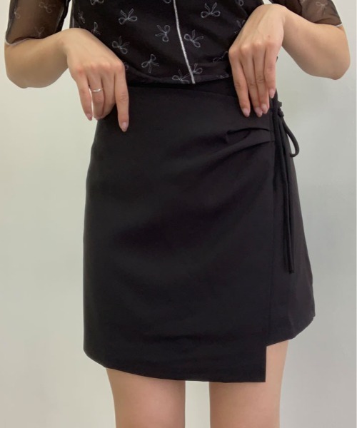 スカート サイド リボン ラップ パンツ : ZOZOTOWN Yahoo!店 - 通販