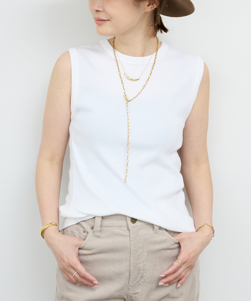 トップス Deuxieme Classe dignity sleeveless 追加 Dignity sleeveless プルオーバー（タンクトップ）｜MUSE