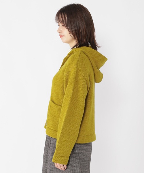 「studio CLIP」 ニットカーディガン FREE ライトグレー レディース_画像4