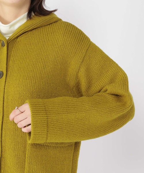 「studio CLIP」 ニットカーディガン FREE ライトグレー レディース_画像7