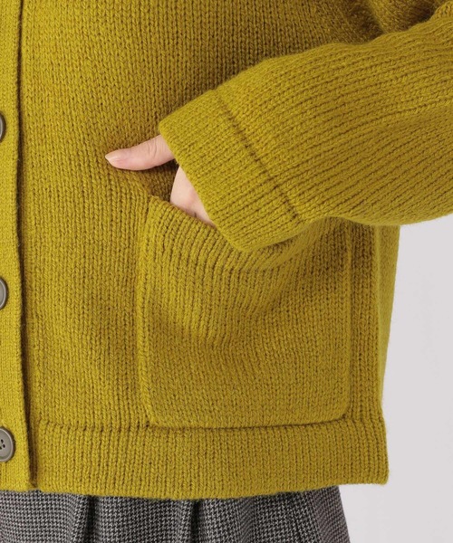 「studio CLIP」 ニットカーディガン FREE ライトグレー レディース_画像8