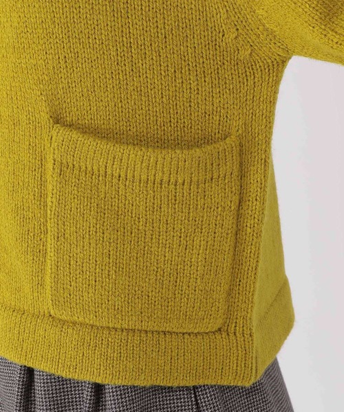 「studio CLIP」 ニットカーディガン FREE ライトグレー レディース_画像9