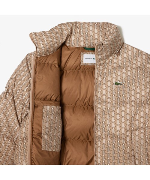 LACOSTE 「LACOSTE」 ダウンジャケット 50 ベージュ メンズ : ZOZOTOWN