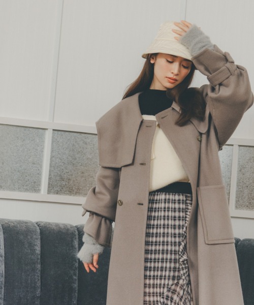 SNIDEL グレー コート SNIDEL（スナイデル） コート 1 グレー レディース : ZOZOTOWN Yahoo