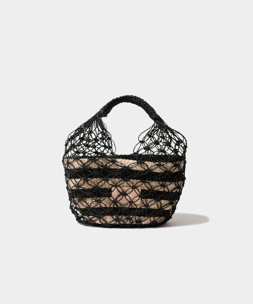 beautiful people かごバック　ブラック beautiful people◇カゴバッグ/-/BLK(トートバッグ)｜売買された