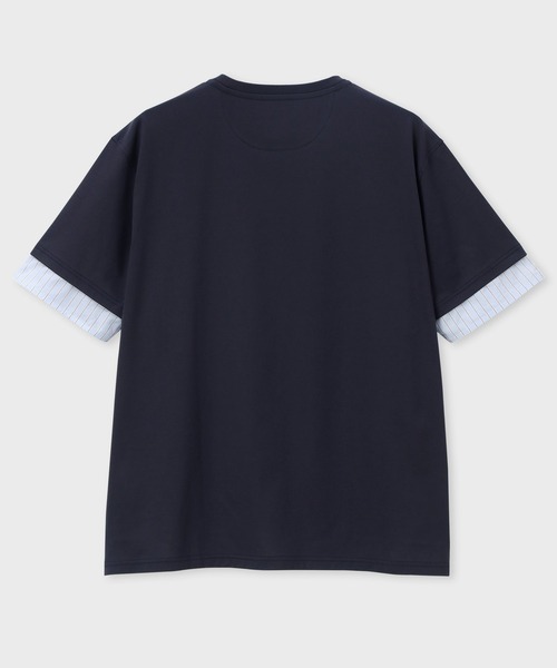 Paul Smith（ポール・スミス） tシャツ ストライプシャツスリーブ 半袖