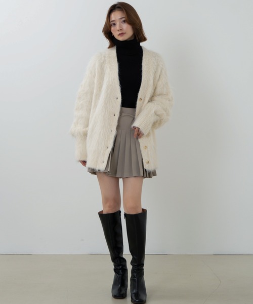 SENEE」 ニットカーディガン FREE グレー レディース : ZOZOTOWN Yahoo