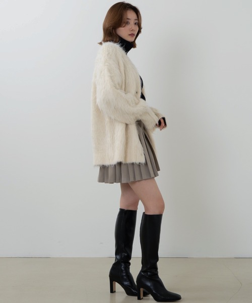 SENEE」 ニットカーディガン FREE グレー レディース : ZOZOTOWN Yahoo